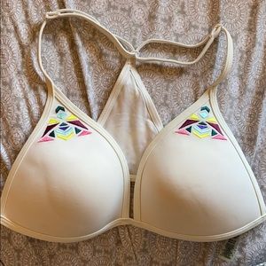 Embroidered PINK VS bikini top